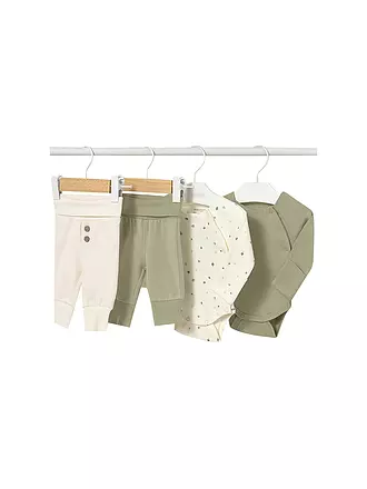 MAYORAL | Baby Set 4-teilig Bodys und Hosen | grün
