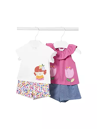 MAYORAL | Baby Set 4-teilig T-Shirts und Shorts | 