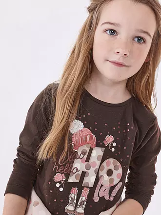 MAYORAL | Mädchen Langarmshirt | braun