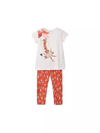 MAYORAL | Mädchen Set 2-teilig T-Shirt und Leggings | dunkelrot