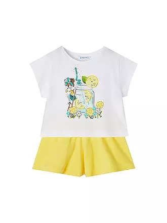MAYORAL | Mädchen Set T-Shirt, Shorts 2-teilig | gelb