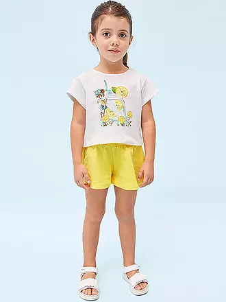 MAYORAL | Mädchen Set T-Shirt, Shorts 2-teilig | gelb