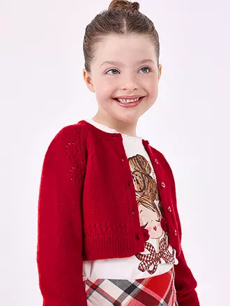 MAYORAL | Mädchen Strickjacke | rot