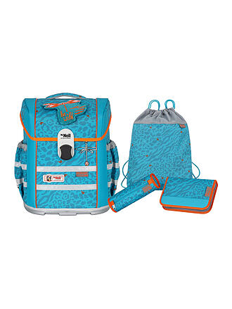MC NEILL | Schultaschen Set 4tlg Mc Addy Ergo Mac Orange | blau