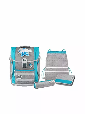 MC NEILL | Schultaschen Set Biggy 5tlg Star | grau