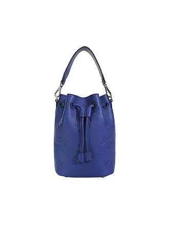 MCM | Ledertasche - Bucket Bag DESSAU DRAWSTRING MINI | grau