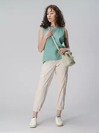MCM | Ledertasche - Bucket Bag DESSAU DRAWSTRING MINI | blau