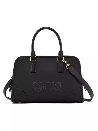 MCM | Ledertasche - Henkeltasche AREN BOSTON  Medium | schwarz