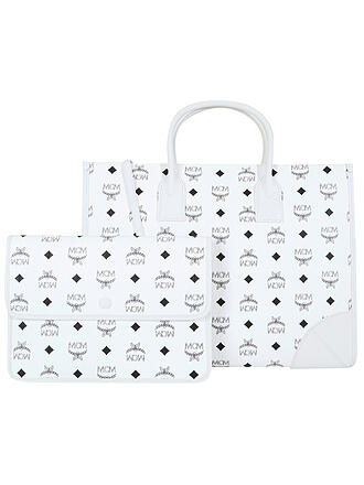 MCM | Tasche - Tote Bag MÜNCHEN L | weiss