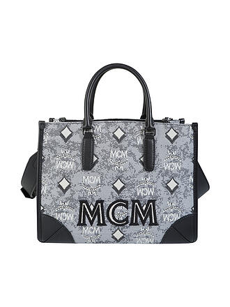 MCM | Tasche - Tote Bag VINTAGE JACQUARD S | grau