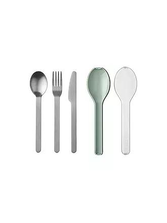 MEPAL | Besteckset ELLIPSE 3-teilig Nordic Sage | dunkelblau