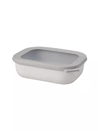 MEPAL | Fischhaltedose - Multibowl Cirqula flach 1l  Nordic White | creme