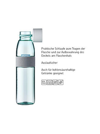 MEPAL | Trinkflasche ELLIPSE 500ml Nordic Sage | dunkelblau