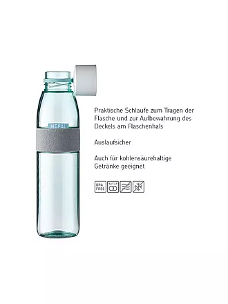 MEPAL | Trinkflasche ELLIPSE 500ml Nordic Sage | beere