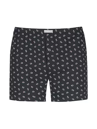 MEY | Boxershorts lava grey | dunkelblau