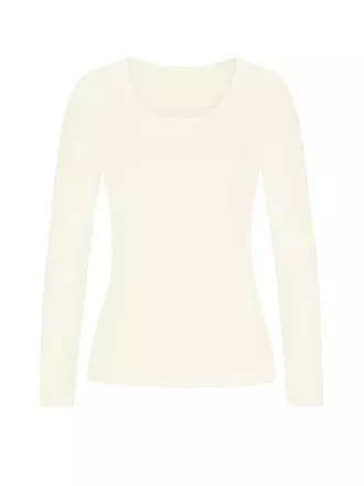 MEY | Langarmshirt EMOTION schwarz | creme