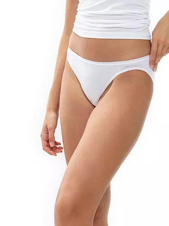 MEY | Mini-Slip SUPERFINE ORGANIC schwarz | weiss
