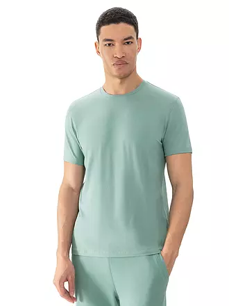 MEY | Pyjama T-Shirt RELAX pale sun | hellgrün
