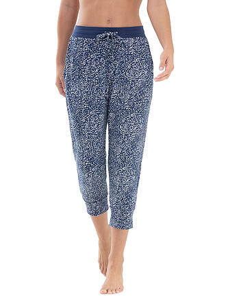 MEY | Pyjamahose 3/4 | blau