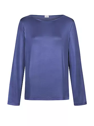 MEY | Pyjamashirt PURE SHINE astral night | blau