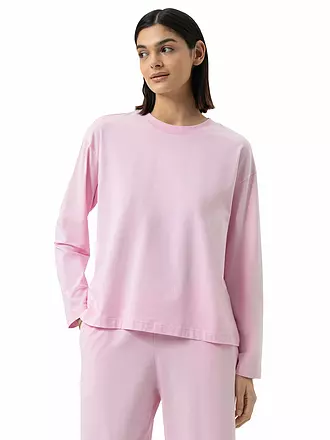 MEY | Pyjamashirt SOLID LOVE soft pink | rosa