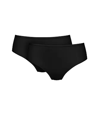 MEY | Slip AMERICAN PANTS 2er Pkg. schwarz | weiss