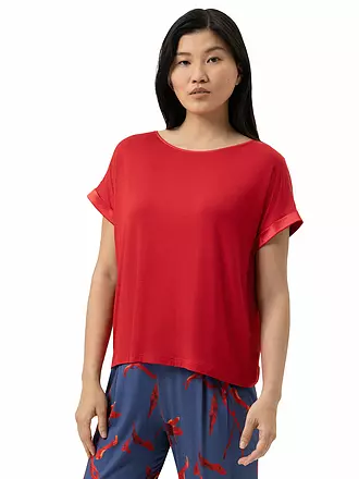 MEY | T-Shirt PURE CHIC thunder grey | rot