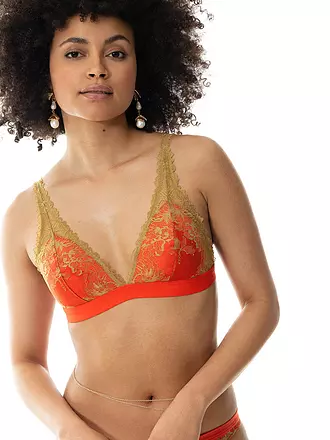 MEY | Triangel BH carnelian orange | orange