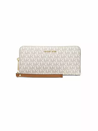 MICHAEL KORS | Geldbörse JET SET TRAVEL CONTINENTAL | creme
