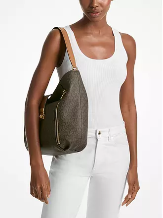 MICHAEL KORS | Ledertasche - Hobo ADDIE | braun