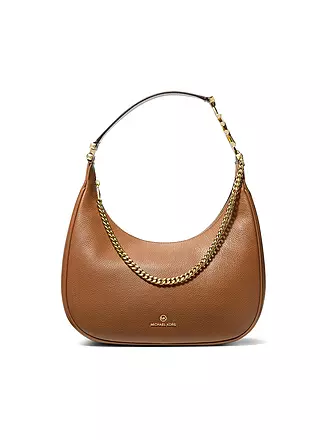 MICHAEL KORS | Ledertasche - Hobo Bag PIPER Large | dunkelgrün
