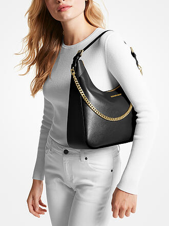MICHAEL KORS | Ledertasche - Hobo Bag WILMA L | braun