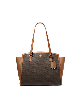MICHAEL KORS | Ledertasche - Shopper CHANTAL LARGE | braun