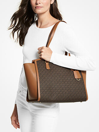 MICHAEL KORS | Ledertasche - Shopper CHANTAL LARGE | braun