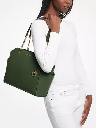 MICHAEL KORS | Ledertasche - Shopper JACQUELYN | creme