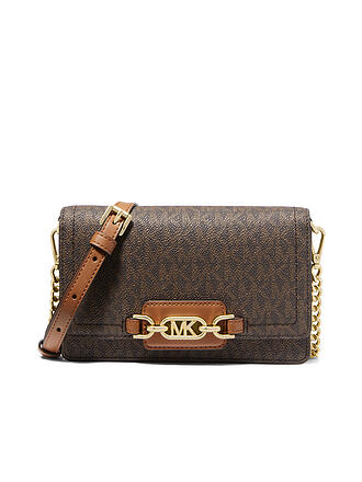 MICHAEL KORS | Ledertasche - Smarthone Bag  HEATHER EXTRA-SMALL | braun