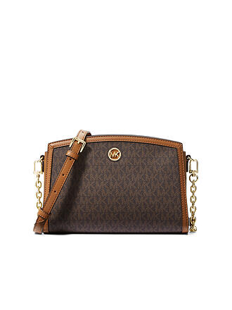 MICHAEL KORS | Ledertasche - Umhängetasche CHANTAL large | braun