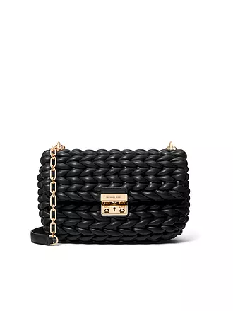 MICHAEL KORS | Ledertasche - Umhängetasche TRIBECA | schwarz