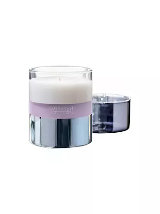 MILLEFIORI | Duftkerze Cold Water 380g | silber