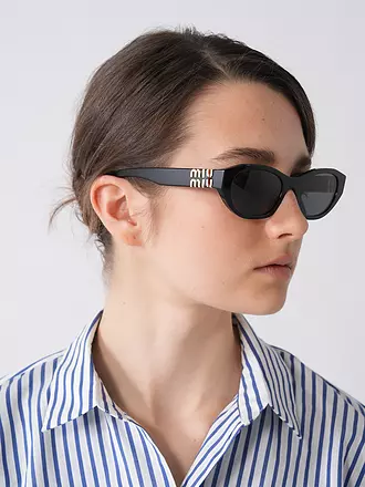 MIU MIU | Sonnenbrille 0MUA03S/53 | schwarz