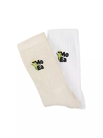 MOEA | Socken 2er Pack 36/40 beige white | beige