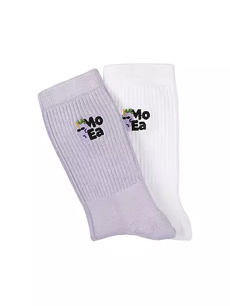 MOEA | Socken 2er Pack purple white | lila