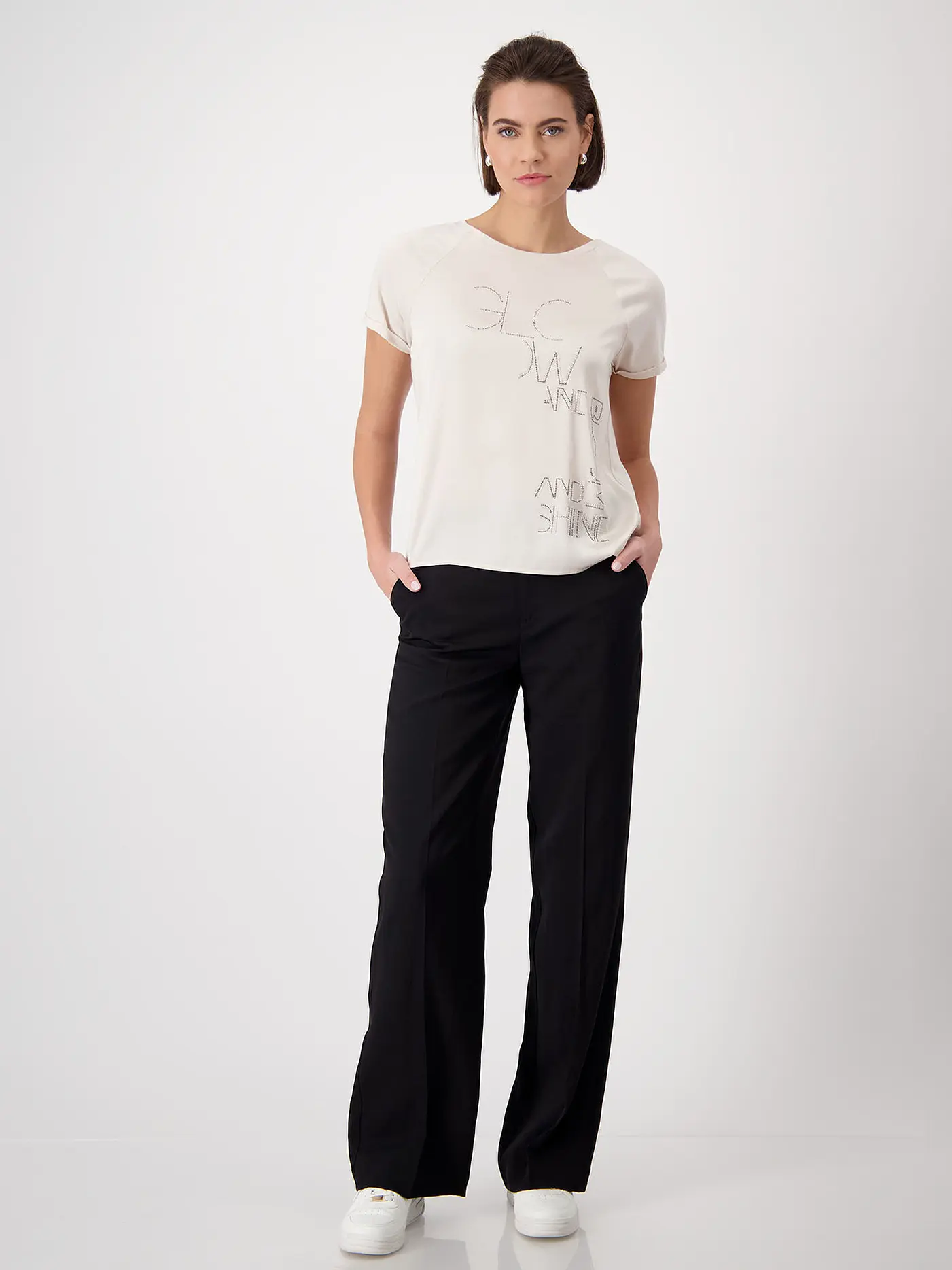 MONARI | Blusenshirt | creme
