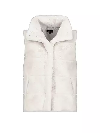MONARI | Gilet in Felloptik | beige