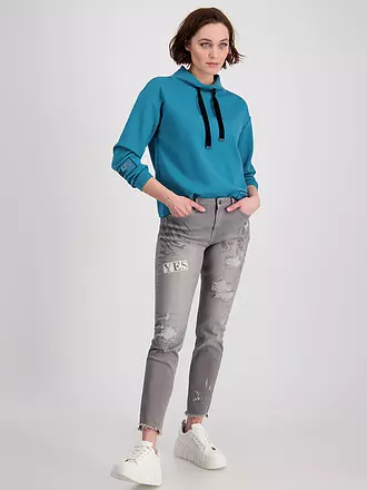 MONARI | Jeans  Slim Fit 7/8 | grau
