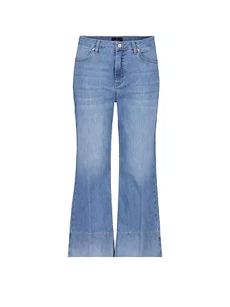 MONARI | Jeans Flared Fit 3/4 | blau