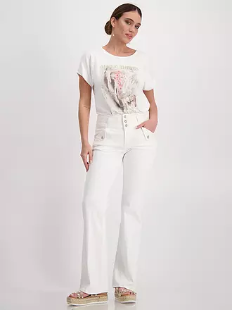 MONARI | Jeans Flared Fit | creme