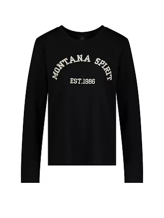 MONARI | Langarmshirt | schwarz