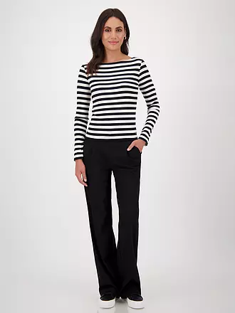 MONARI | Langarmshirt | schwarz