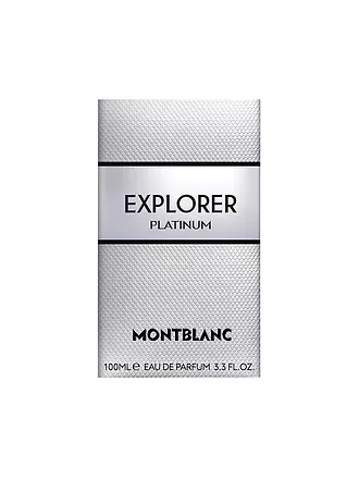 MONT BLANC | Explorer Platinum Eau de Parfum 100ml | keine Farbe